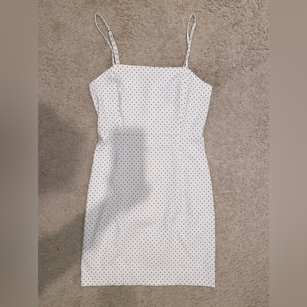 Forever 21 Polka Dot Black & White Summer Dress!
